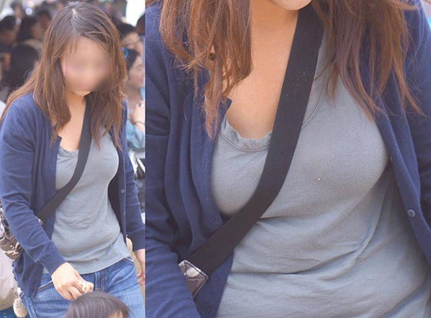【巨乳盗撮エロ画像】デカパイ素人女子の着衣巨乳や胸チラを隠し撮りした巨乳盗撮のエロ画像集！ww【80枚】 32